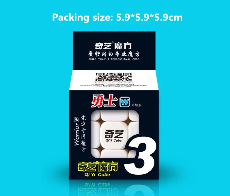 Волшебные кубики Qiyi Warrior W 3x3x3 профессиональный Магический кубик 3x3 скоростные