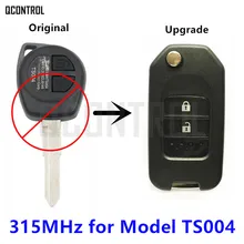 QCONTROL дистанционного ключа Обновлен для SUZUKI SWIFT SX4 ALTO VITARA IGNIS JIMNY всплеск 315 МГц ID46 чип блокировки дверей 2006-2010