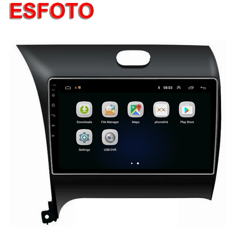 Android 8 1 2 DIN Автомобильный dvd радио GPS для кіа CERATO K3 Форте 2013 2014 2015 2016 головное