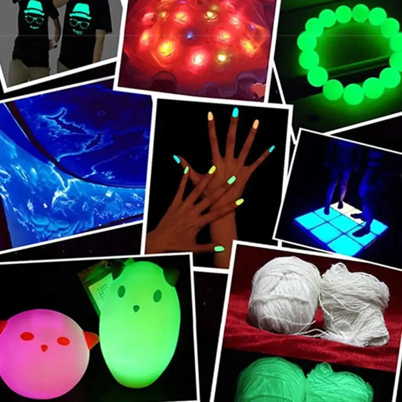 10 г светильник игрушки без излучения Флуоресцентный порошок DIY игрушки ручной работы супер яркий светящийся пигмент светится в темноте порошок