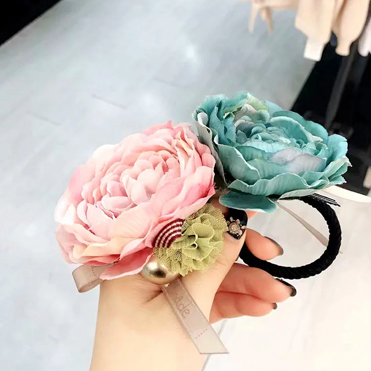 Красивая головная повязка-ободок с бантом Изысканная Scrunchies конский хвост эластичная повязка на голову для девочек; мини-юбка для девочек; Для женщин аксессуары ювелирные изделия