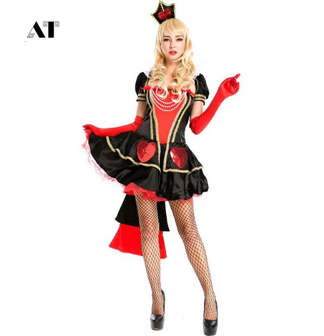 

Queen of Hearts Queen of Costumes Poker Queen of Hallowmas Party Apparel