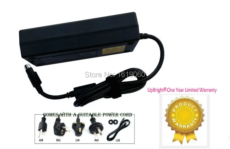 UpBright Новый 24В 5A 4 контактный AC /DC адаптер для WELLTRONICS WTS 2405W 2405s 070 7528 7874 светодиодный