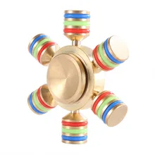 Шестигранный Спиннер Beyblade с шестью углами, латунный кончик пальца, гироскоп, СДВГ, антистресс, EDC игрушка, ручной Спиннер для детей, рождественские подарки