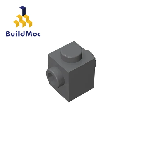 BuildMOC 47905 1x1 детали для строительных блоков DIY логотип развивающие творческие подарочные игрушки - Цвет: M0444-06