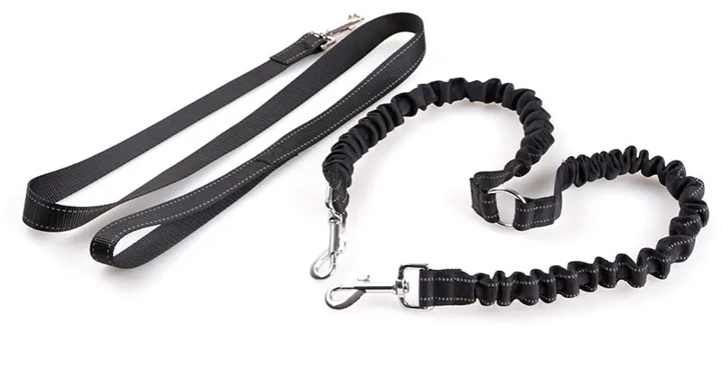 SYDZSW Dual Dog Leash No Tangle Leash Double Dog Walker with Shock Absorbing Bungee Pet Leash Splitter for Two Dogs3