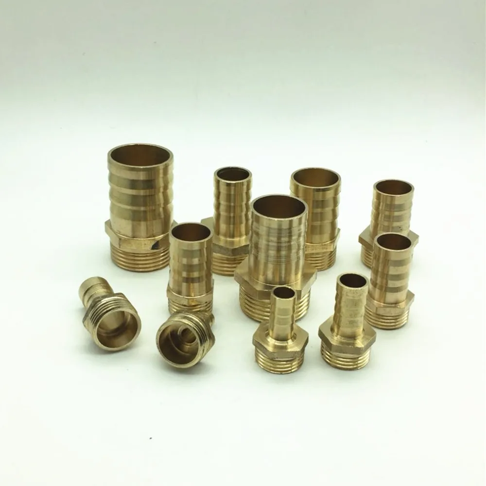 1 &quot1/2" 3/4 "наружная резьба 8-25 мм Чистый латунный соединительный элемент в