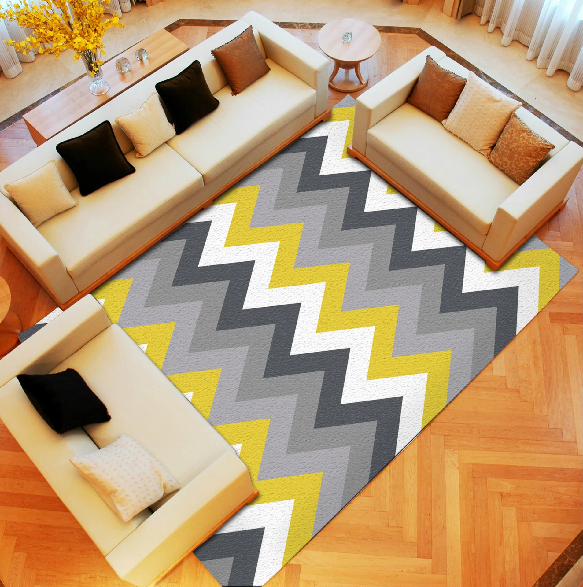 Zeegle коврик в европейском стиле для гостиной, дверной коврик для детской спальни, декоративный коврик для ванной комнаты, противоскользящие кухонные коврики