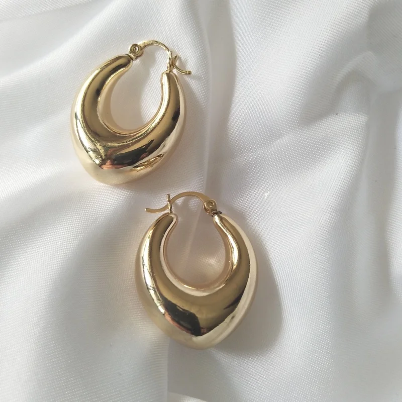 

Timeless Wonder Geo Statement Through Stud Earrings Bijoux Party Top Rock Neat Unique Design Hiphop Drama Rare Prom INS 4534