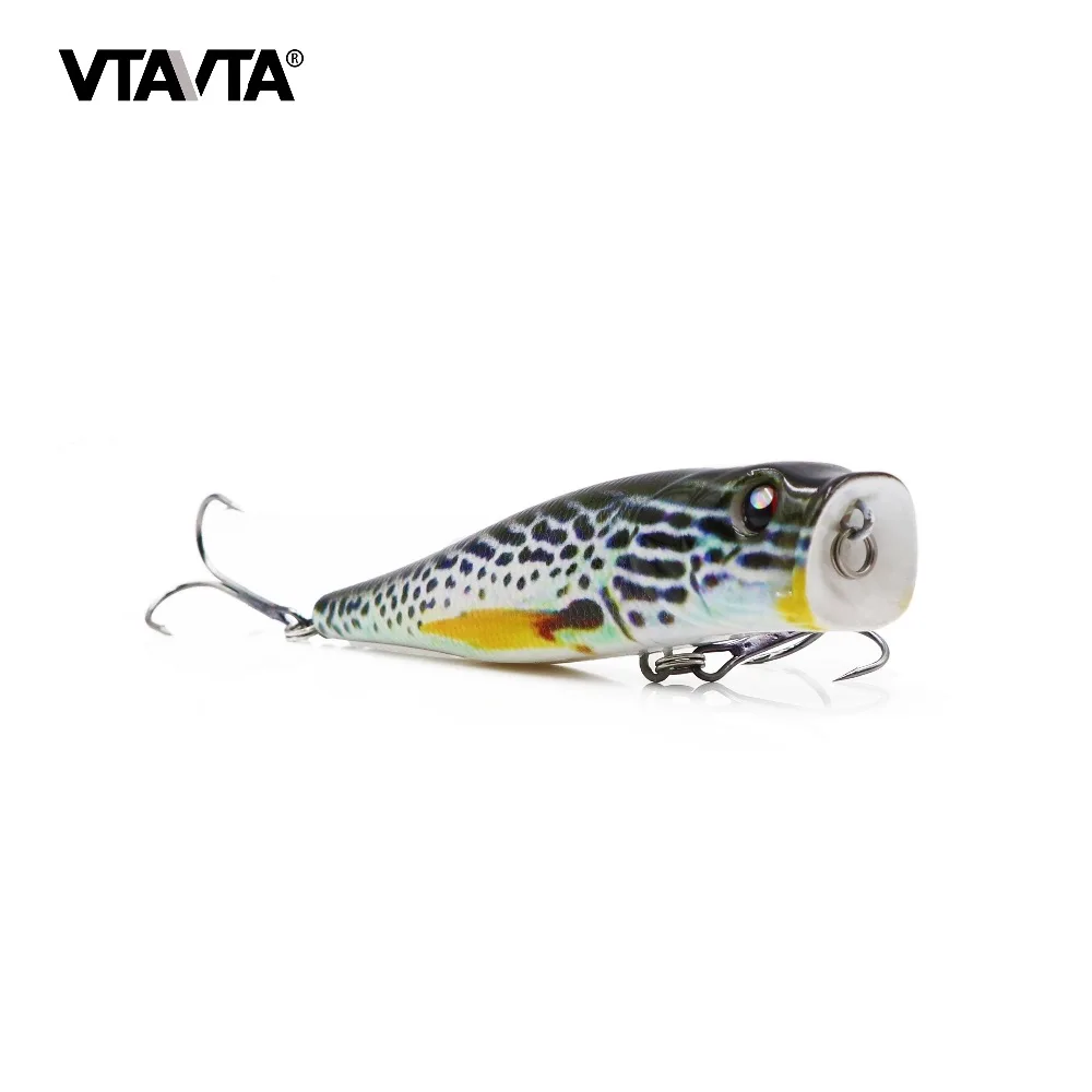 

VTAVTA Popper Wobbler Fishing lure floating crankbait artificial bait poper pesca carp pike fishing tackle lure hard lures