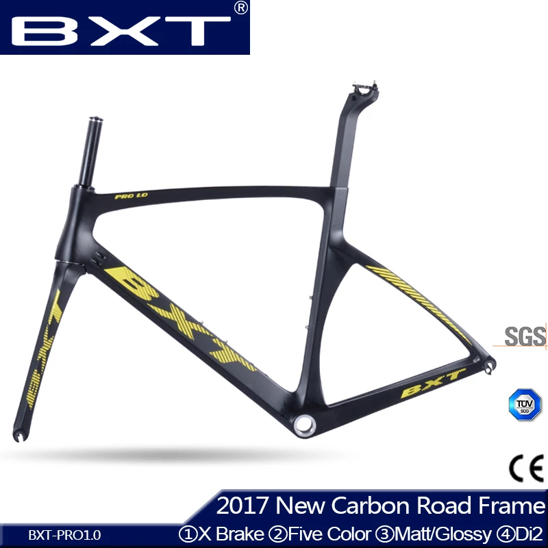 2016 TOP NEW T800 Full Carbon Road Frame Bike Racing Bicycle Frameset Accept Custom Logo Size