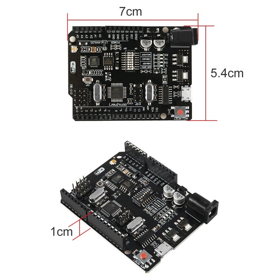 WiFi R3 ATmega328P + ESP8266 (32 Мб памяти) Φ CH340G для Arduino Uno NodeMCU WeMos новое поступление|Аксессуары