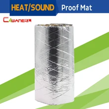 Cawanerl 1 шт. 1" X 40" Авто тепловой щит звукоизоляционный коврик омертвевающий анти шум Deadener самоклеящийся