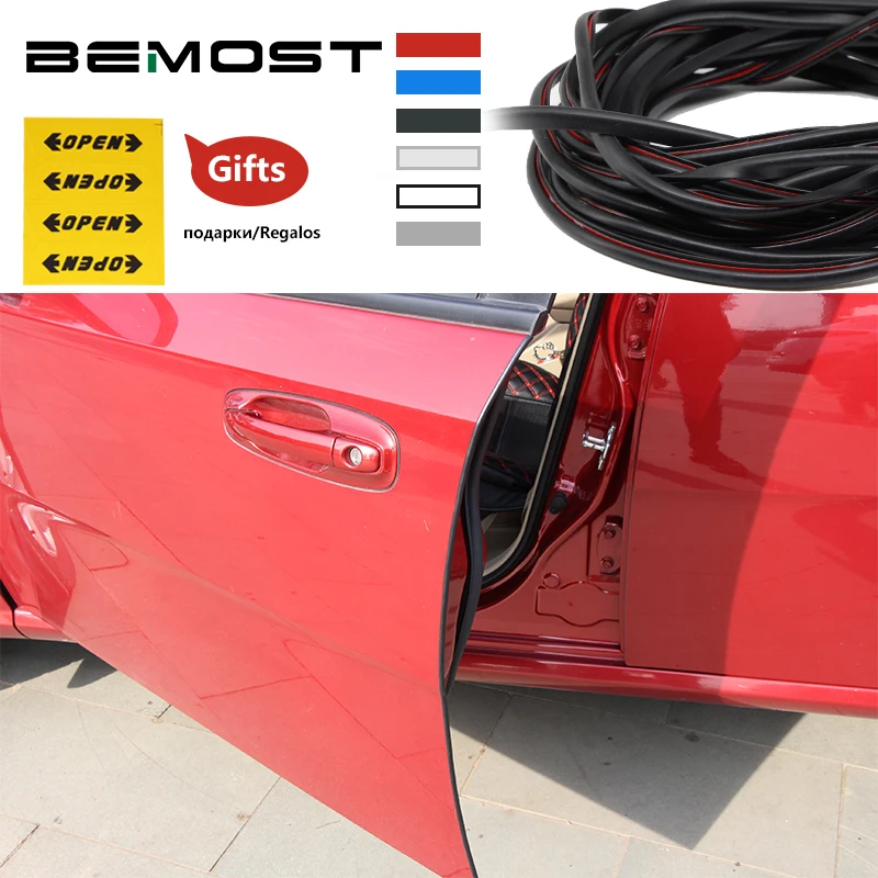 

BEMOST Car Styling Edge Door Moldings Crash Strip Protection Scratch Sticker Decals Auto Accessories For BYD For F0 F3/F3R F6
