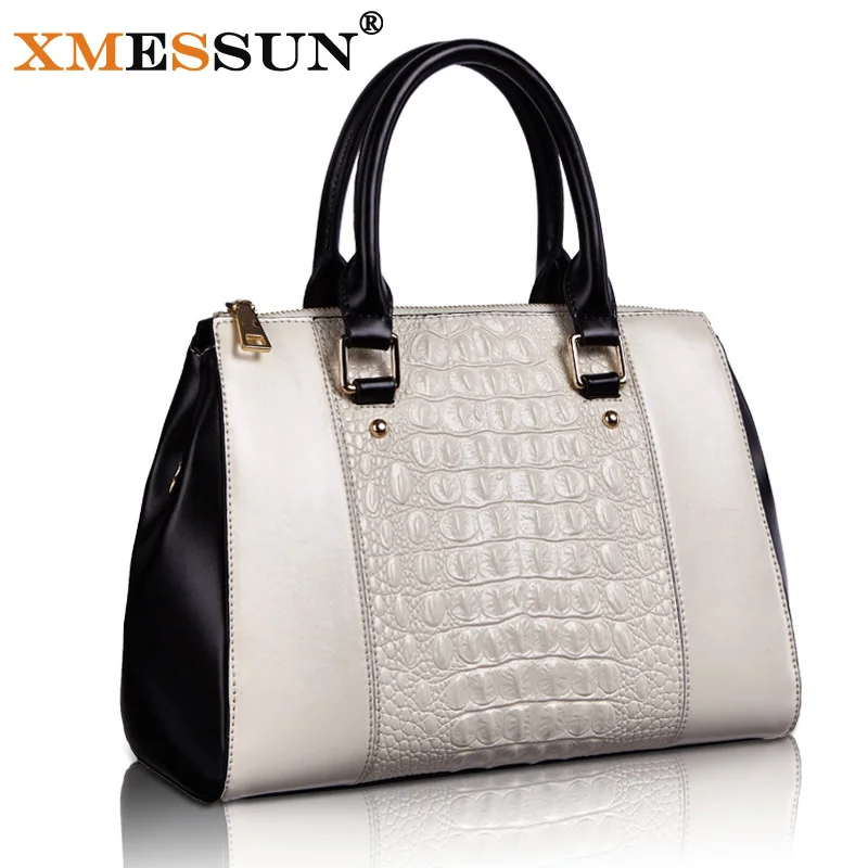 Женская сумка из натуральной кожи с крокодиловым узором|leather bags women|genuine leather baggenuine