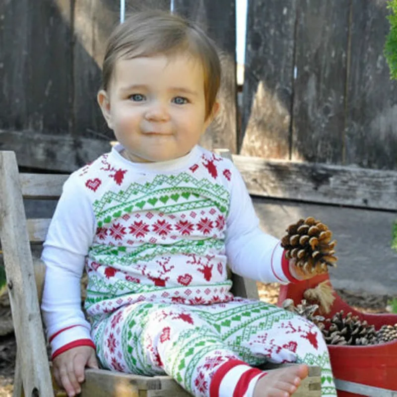 

2pcs Toddler Kids Baby Boys Outfit T-shirt Top Leggings Pants Clothes XMAS Set