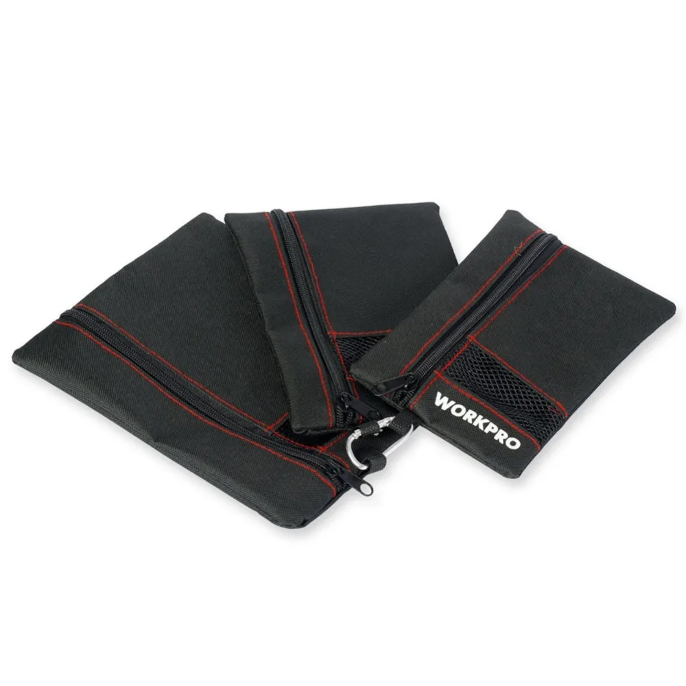 WORKPRO 3-PIECE MULTI FUNCTION STORAGE BAG SET Travel Pouch Waterproof Tool Bag