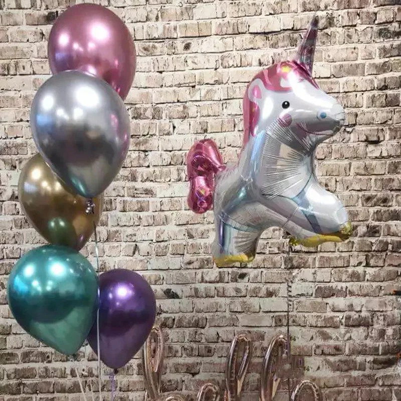 10pcs 12inch NEW Metallic Latex Balloon Thick Pearly Metal Chrome Alloy Colors Glossy Balloons Wedding Party Decoration baloon (4)
