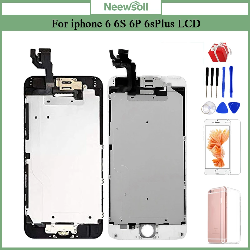 

For iPhone 6 6Plus 6S Plus LCD AAA+++ Full Assembly Complete 100% With 3D Force Touch Screen Replacement Display No Dead Pixel