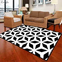Zeegle Big Square Carpets For Living Room Anti slip Office Chair Floor Mats Bedroom Area Rug