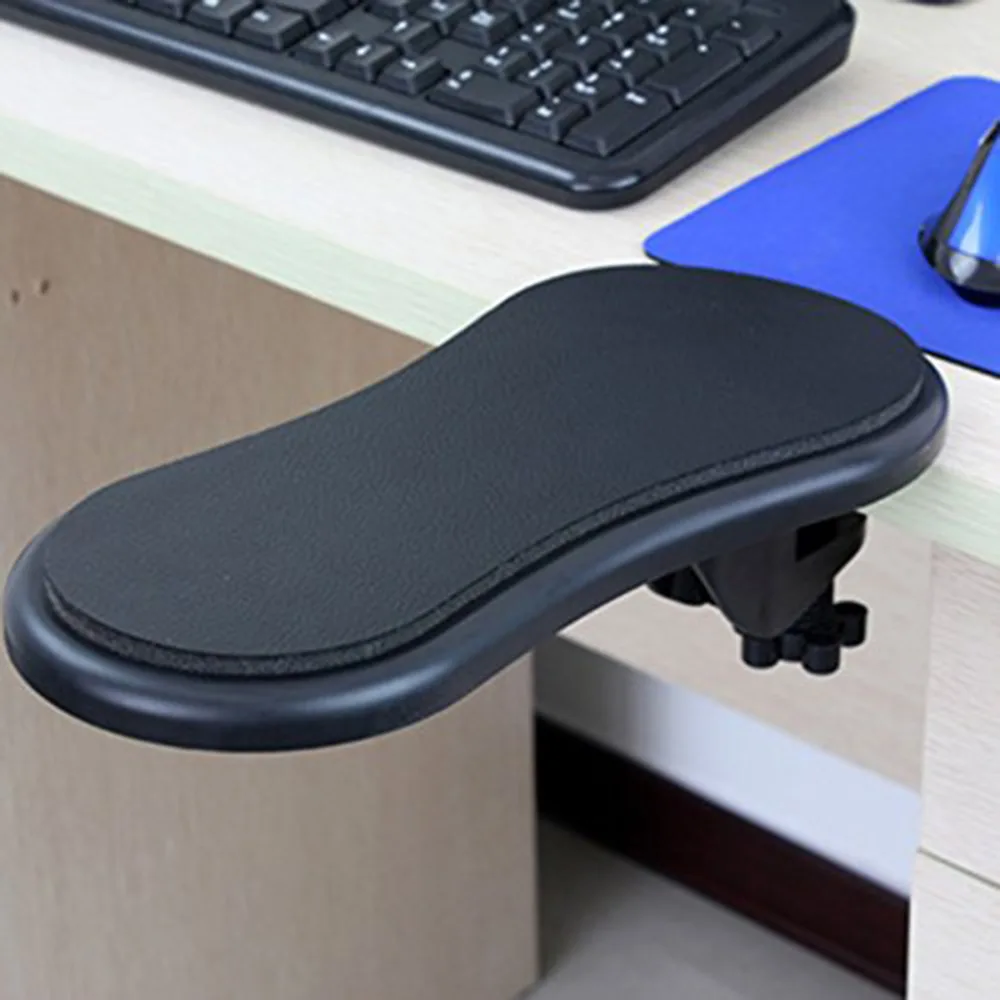  Computer Arm Support Mouse Pad Wrist Hand Shoulder Rest Mat Double Attachment Ergonomic Attachable 