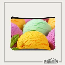 Dispalang женский кошелек для монет с принтом мороженого, отличное качество, Женский кошелек для мелочи, маленький кошелек для монет, сумка для денег для девочек