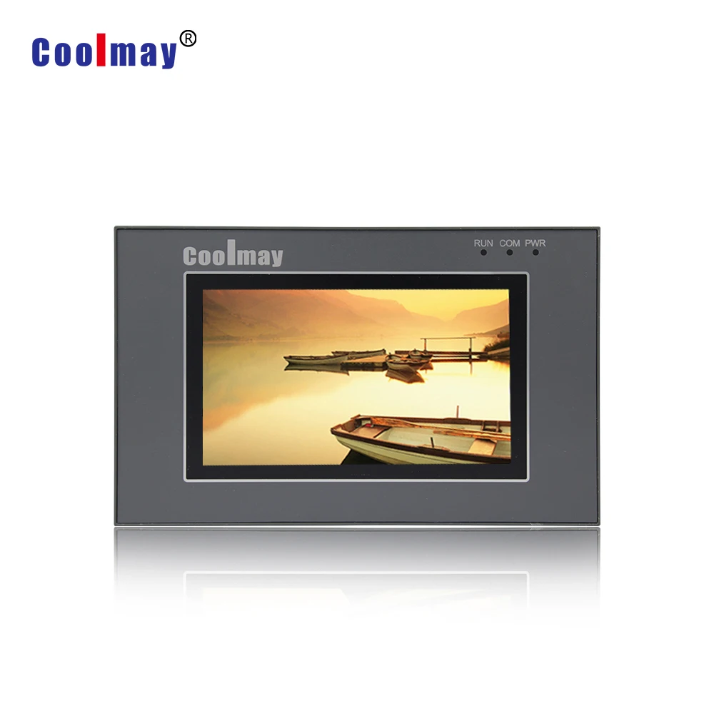 

4.3 inch touch panel hmi plc all-in-one 12 relay outputs 1 analog input pt100 with free software