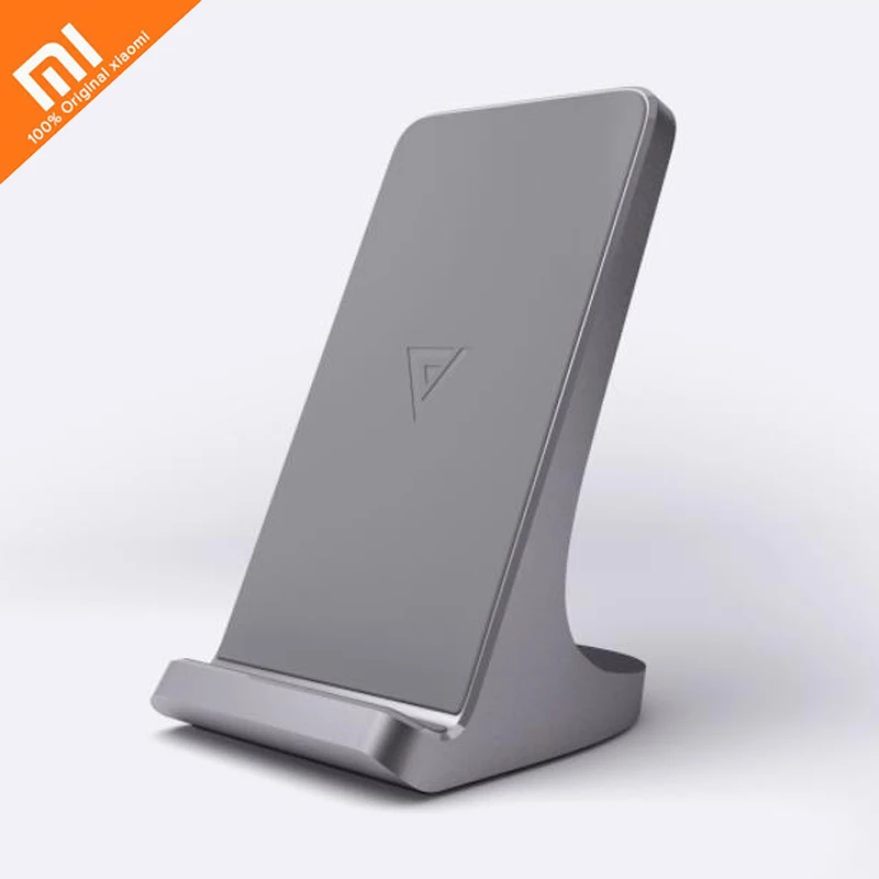

Xiaomi mijia vertical wireless charger S1 dual coil fast charge smart charging USBType-C compatible allows charging with shell