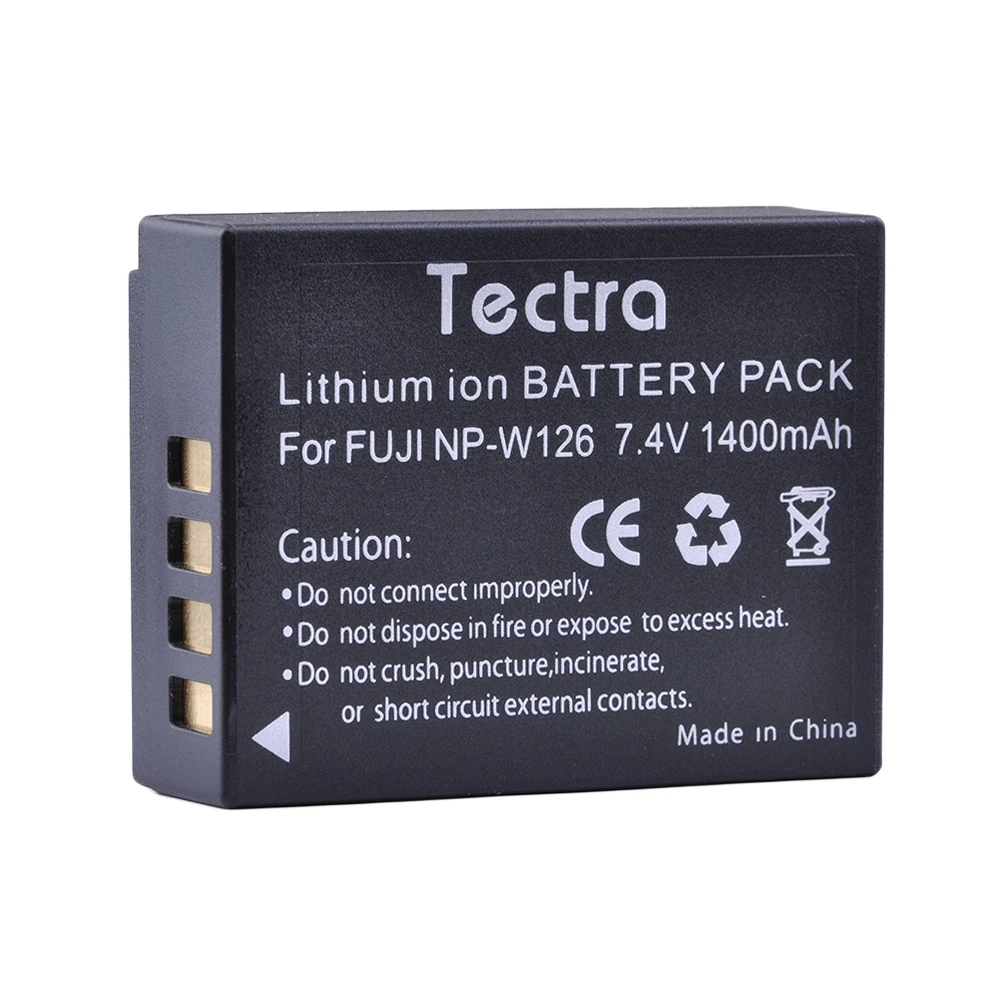 Tectra Np-W126 Np W126 1 Pz Batteria Per Fujifilm X-E1 Xe1 X-E2 X-M2 Xe2-A1 X-M1 X-T1 Xt1 X-Pro1 Xpro1 Hs33 Hs30 Hs50 Exr