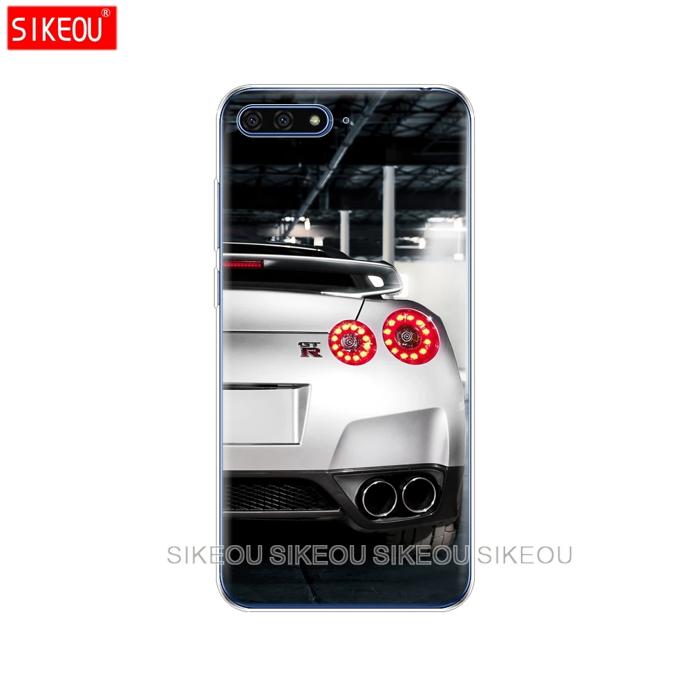 Силиконовый чехол для телефона Huawei Honor 7A PRO 7C Y5 Y6 Y7 Y9 2017 2018 Prime GTR спортивный принт