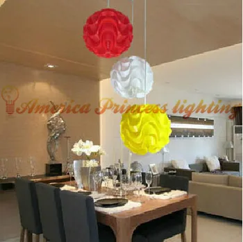 

DIY chandelier lamp puzzle IQ Ball chandelier chandelier PP waves, Size 18CM, E14, AC110-240V