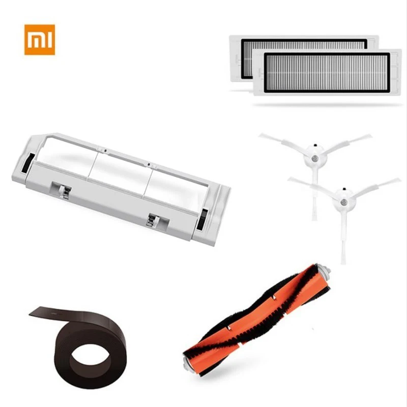 

Robot Vacuum Cleaner Spare Kits Cleaning Brushes x 2 pcs Roller brush x 1 pcs Filter x 1 pcs Main brush cover x 1 pcs