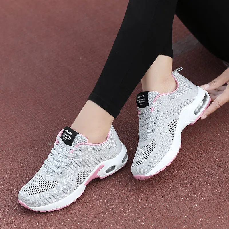 

Basket Femme Women Vulcanized Shoes Breathable Female Casual Shoes Sneaker Footwear Trend Air Cushion Sneaker Mjuer Plus Size 42
