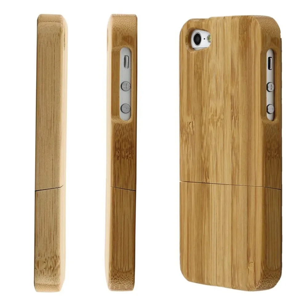 

Mobile Phone Protective Cover Bamboo Wood Case Cover For iphone 5 Hard Back Cover Case Protector For iphone 5 5S