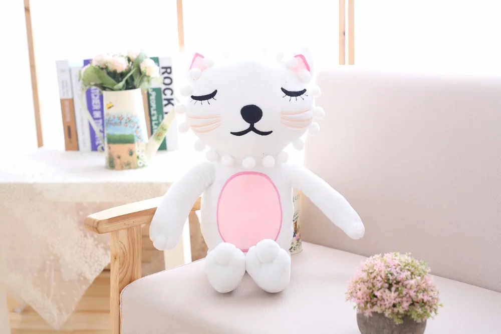 1 шт. 40 см Kawaii Лев и кошка плюшевые игрушки мягкие животные пушистые кошки куклы мультфильм Дети Детские игрушки Подарки для детей рождественские подарки