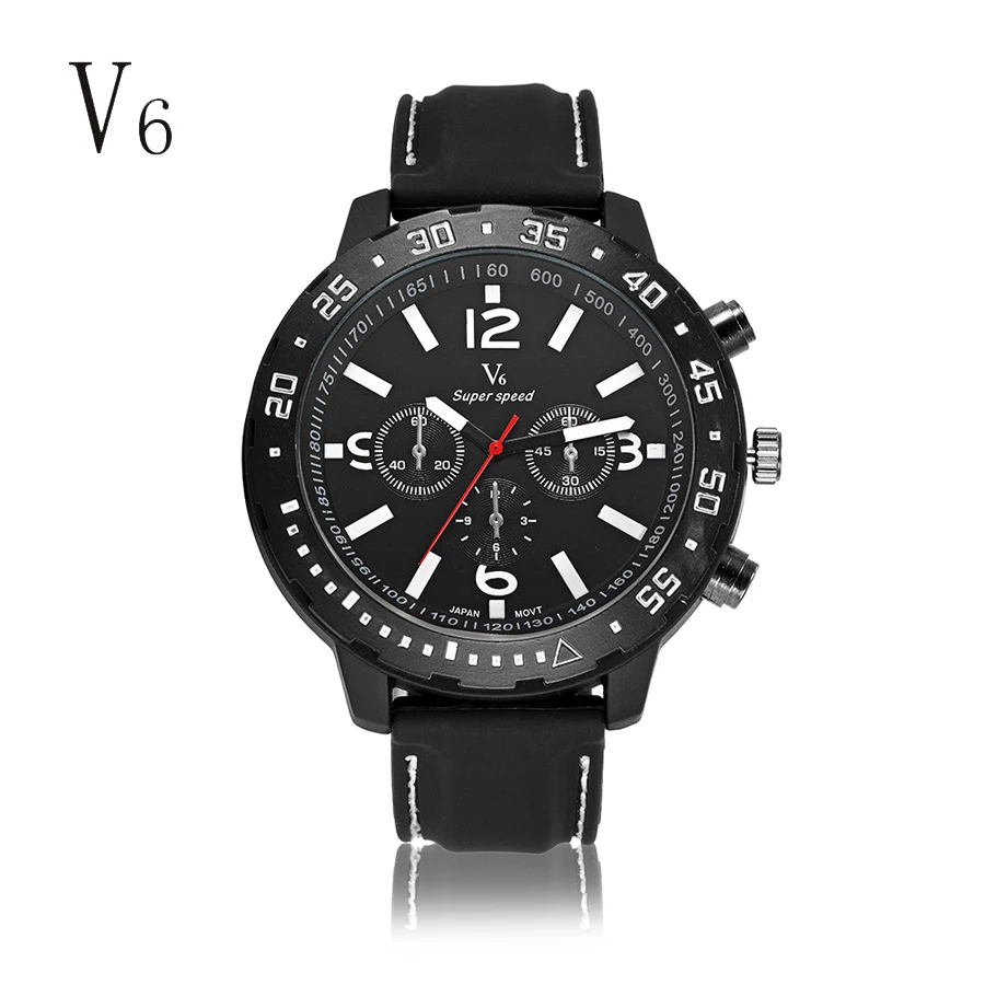 Watches Men Luxury Top Brand V6 New Fashion Men's Big Dial Designer Quartz Watch Male Wristwatch relogio masculino relojes watches men luxury top brand luxury new fashion men s big dial designer quartz watch male wristwatch relogio masculino relojes