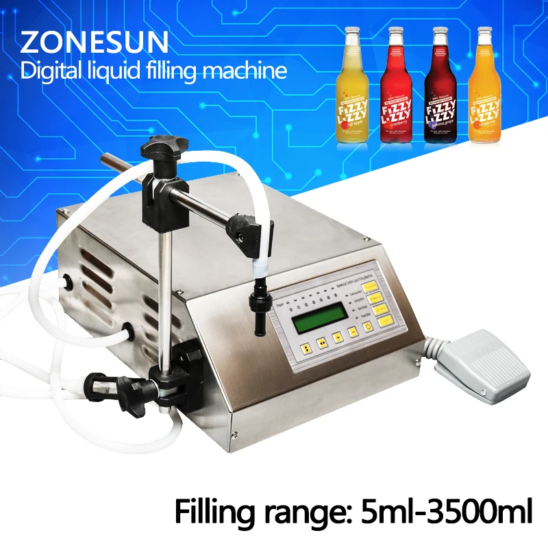 GFK 160 Digital Control Liquid Filling Machine Small Portable Electric Liquid Water Filling Machine