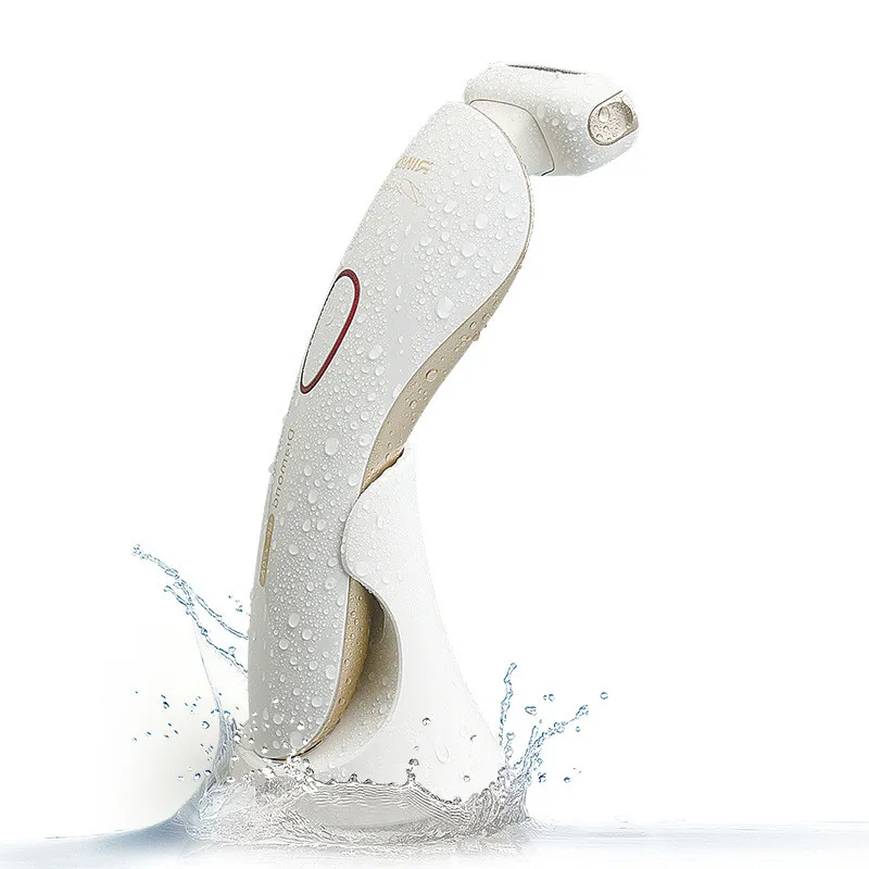 

Women Epilator Hair Remover LED light 3 in 1 flexible shaving head Mini Rechargeable Professional Safe Electric Hair Epilator