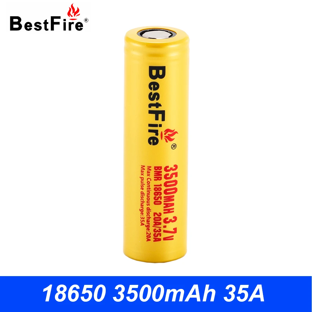 Bestfire 18650 аккумулятор 3500 мАч литий-ионная аккумуляторная батарея для вейпа