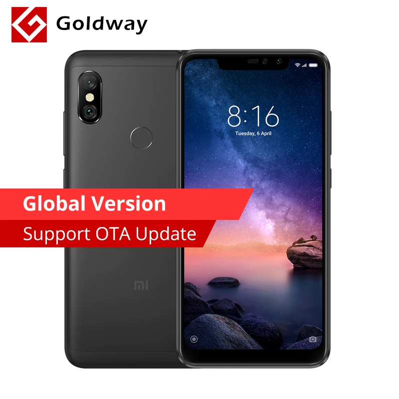 Global Version Xiaomi Redmi Note 6 Pro 3GB 32GB Smartphone Black