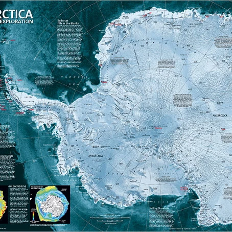 National Geographic RE00620091 Map Of Antarctica (1)