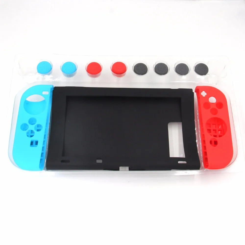 2 комплекта для контроллера консоли Nintendo Switch 11 в 1/6 1 защитный силиконовый чехол С