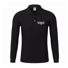 Пользовательские рубашки поло дизайн с длинным рукавом пустой цвет Мужская рубашка поло для гольфа спортивная одежда