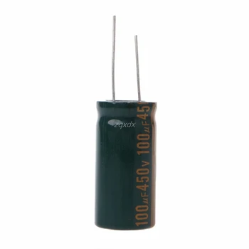 

450V 100uF Capacitance Electrolytic Radial Capacitor High Frequency Low ESR Whosale&Dropship