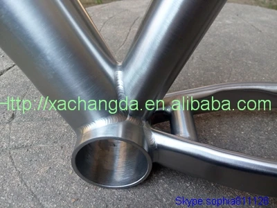 Titanium mountian bike frame5