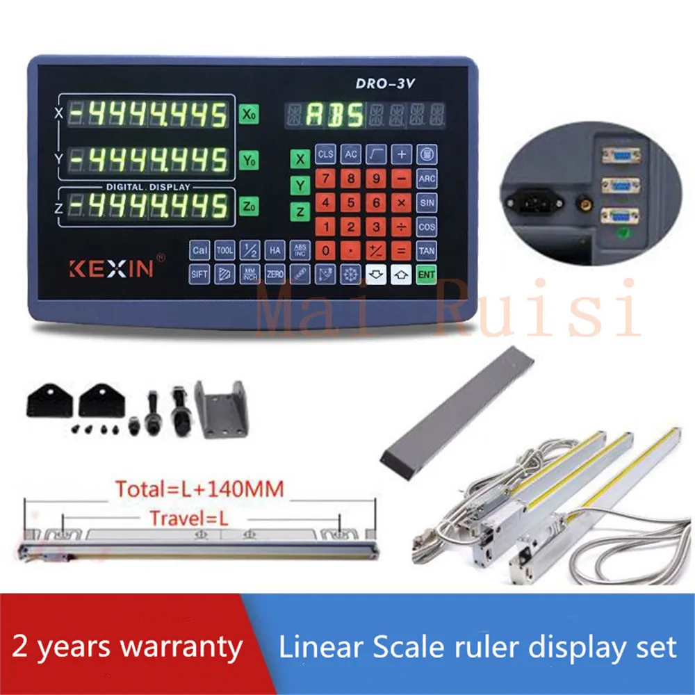 3 Axis Digital Readout pieces 900*450*500mm Linear Scale Encoder DRO CNC Milling Machine | Инструменты