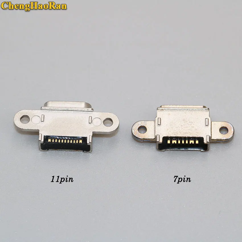 ChengHaoRan 1-2 шт 11Pin 7Pin для Samsung Galaxy S7 G9300 G930F Edge G9350 G935F micro usb разъем зарядного порта |