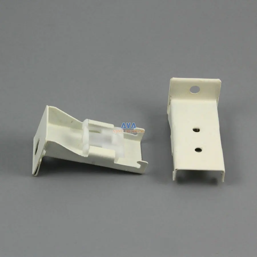 20 Pieces L Shape Curtain Track Bracket Curtain Track Brace 42x20x21mm