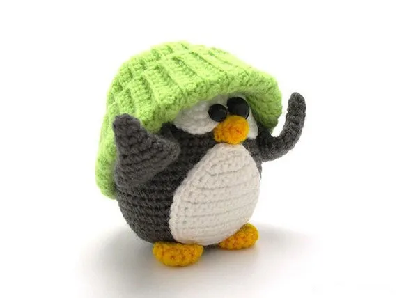 Игрушки для вязания крючком amigurumi penguin lover Номер модели b0133