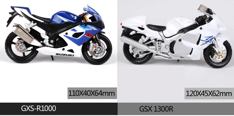 Maisto 1:18 масштаб мотоцикл игрушки сплав мотоцикла GSX R750 RMZ250 GSX R600 Коллекционная модель украшения подарки для мальчиков